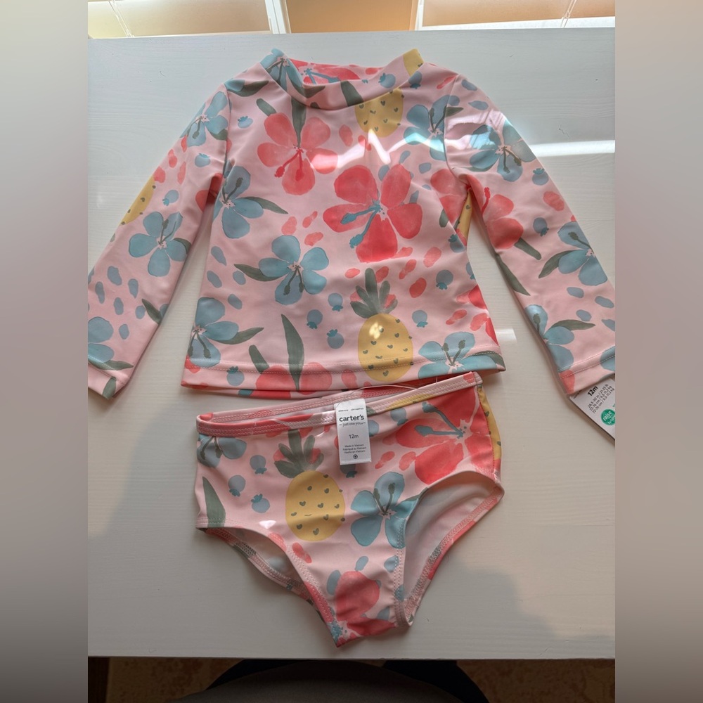 Baby Girls Two Piece Bathing Suit